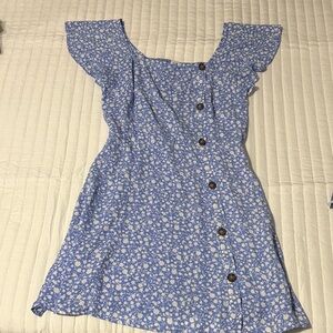 Floral Button-Down Dress